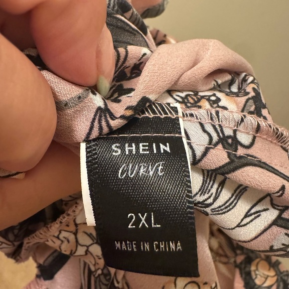 SHEIN White Lace Floral Romper - Picture 5 of 14